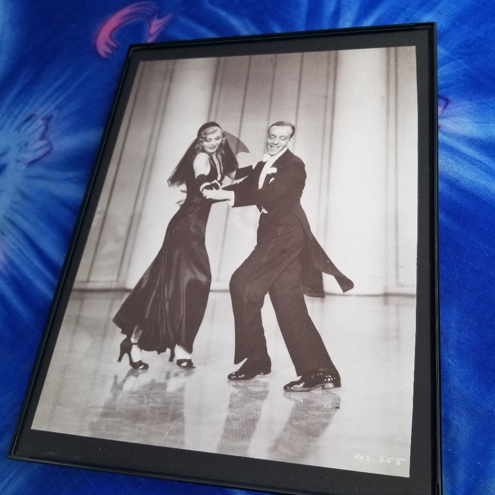 Fred Astaire Ginger Rogers Vintage Ballroom Dance Studio Movie Wall Decor
